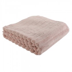 Полотенце банное waves цвета пыльной розы из коллекции essential, 70х140 см