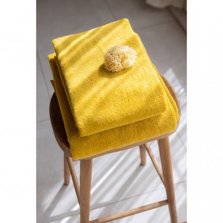 Полотенце банное горчичного цвета из коллекции essential, 70х140 см