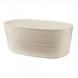 Кашпо для комнатных растений малое tierra, бежевое