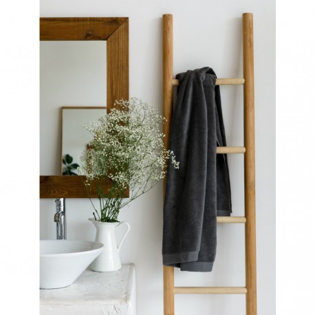 Полотенце банное темно-серого цвета из коллекции essential, 90х150 см