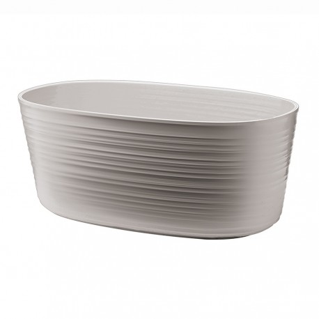 Кашпо для комнатных растений малое tierra, серо-бежевое