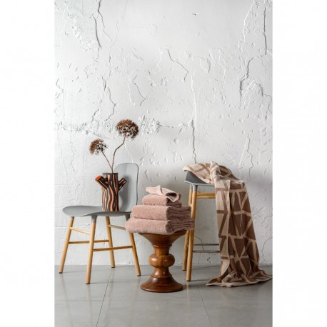 Полотенце для лица коричневого цвета из коллекции essential, 30х30 см