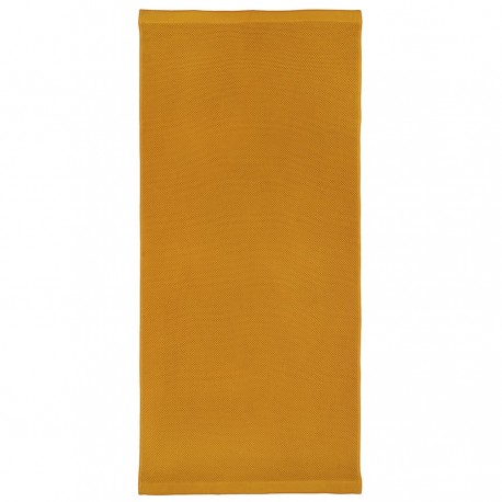 Полотенце банное вафельное цвета карри из коллекции essential, 70х140 см