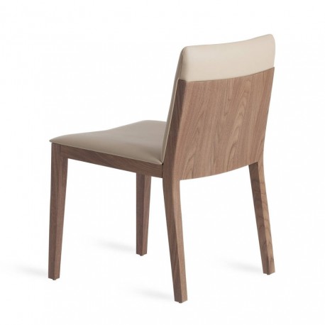 Мягкий стул кожаный коричневый CPMK109-VISON