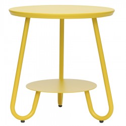 Столик stian, D50 см, желтый