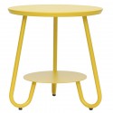 Столик stian, D50 см, желтый