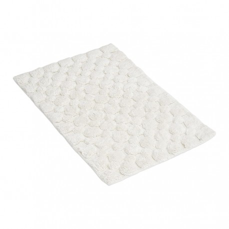 Коврик для ванной bubbles белого цвета из коллекции essential, 50х80 см