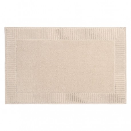 Коврик для ванной с фактурным бортиком кремового цвета из коллекции essential, 50x80 см