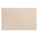 Коврик для ванной с фактурным бортиком кремового цвета из коллекции essential, 50x80 см