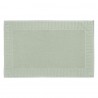 Коврик для ванной с фактурным бортиком мятного цвета из коллекции essential, 50x80 см