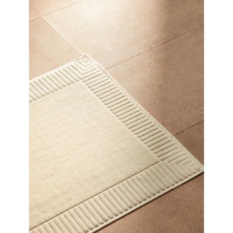 Коврик для ванной с фактурным бортиком мятного цвета из коллекции essential, 50x80 см