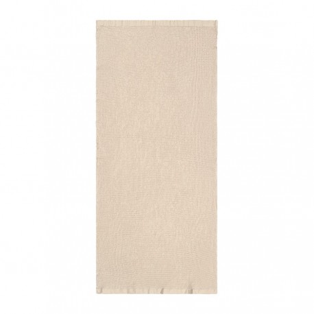 Полотенце банное из умягченной вафли кремового цвета из коллекции essential, 70x140 см