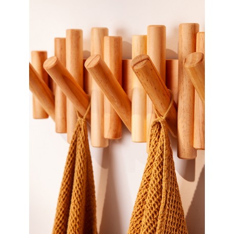 Полотенце банное из умягченной вафли цвета охры из коллекции essential, 70x140 см