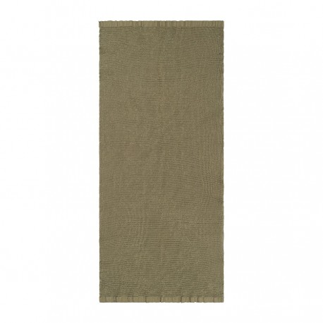 Полотенце банное из умягченной вафли цвета хаки из коллекции essential, 70x140 см