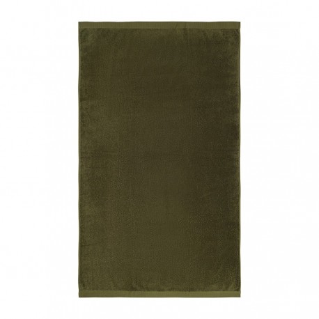 Полотенце банное оливкового цвета из коллекции essential, 90х150 см