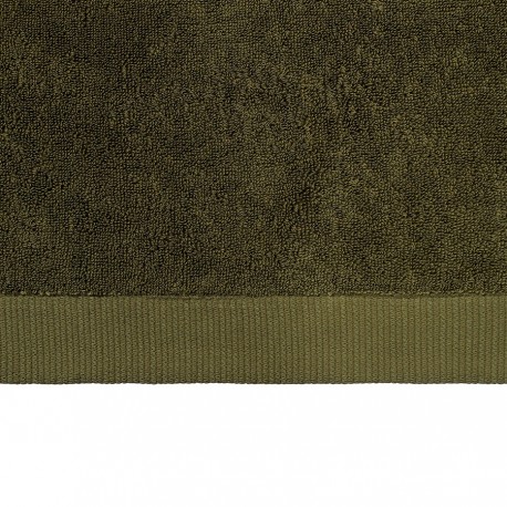 Полотенце банное оливкового цвета из коллекции essential, 90х150 см