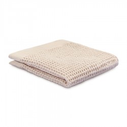 Полотенце для лица из умягченной вафли кремового цвета из коллекции essential, 30x30 см