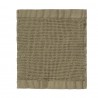 Полотенце для лица из умягченной вафли цвета хаки из коллекции essential, 30x30 см