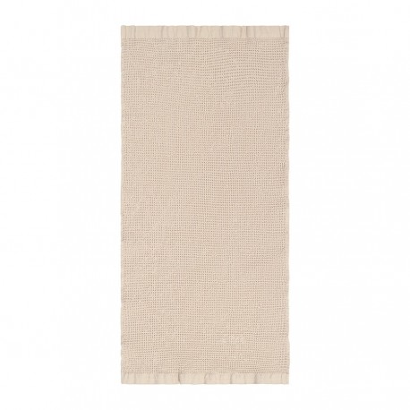 Полотенце для рук из умягченной вафли кремового цвета из коллекции essential, 50x90 см