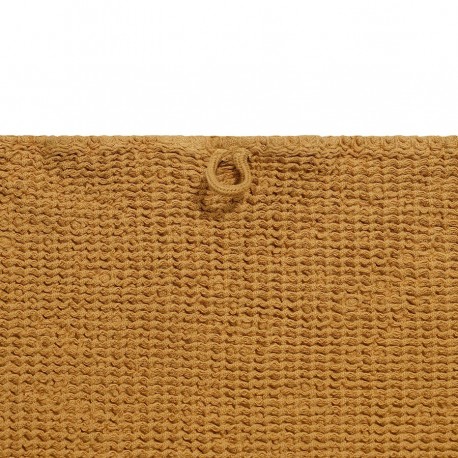 Полотенце для рук из умягченной вафли цвета охры из коллекции essential, 50x90 см