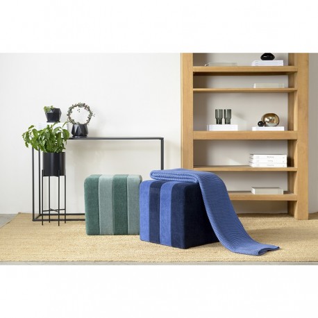 Пуф idar, шенилл, зеленый