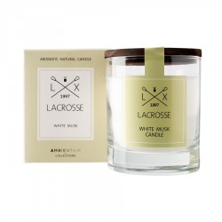 Свеча ароматическая lacrosse, white musk, 40 ч
