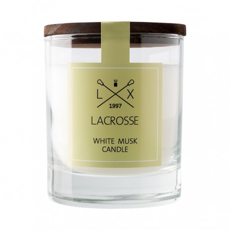 Свеча ароматическая lacrosse, white musk, 40 ч