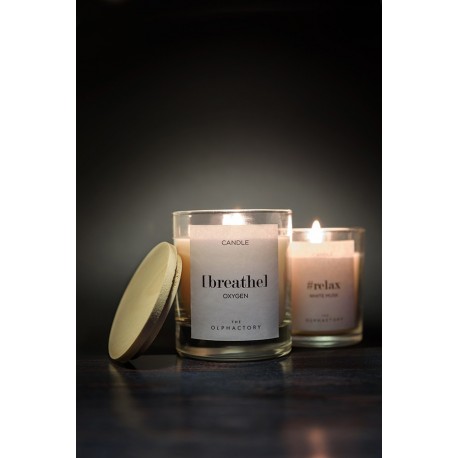 Свеча ароматическая the olphactory, breathe, oxygen, 40 ч