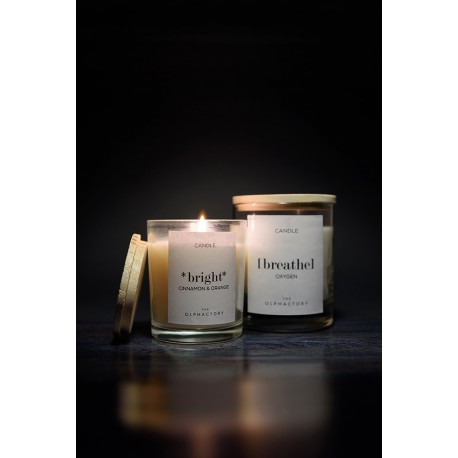 Свеча ароматическая the olphactory, breathe, oxygen, 40 ч