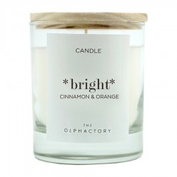 Свеча ароматическая the olphactory, bright, orange&cinnamon, 40 ч