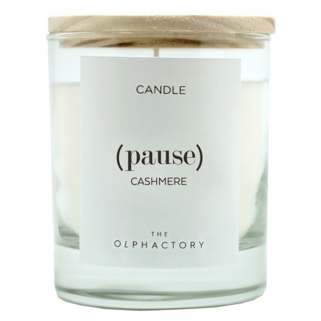 Свеча ароматическая the olphactory, pause, cashmere, 40 ч