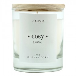 Свеча ароматическая the olphactory, cosy, santal, 40 ч