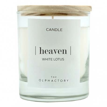 Свеча ароматическая the olphactory, heaven, white lotus, 40 ч