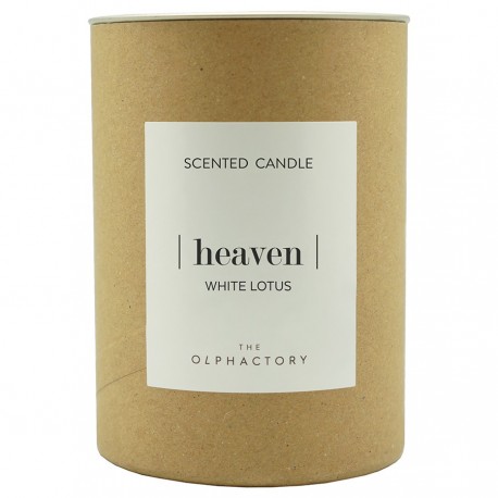 Свеча ароматическая the olphactory, heaven, white lotus, 40 ч