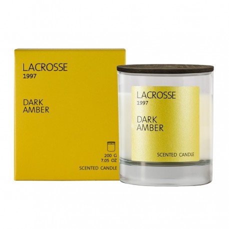 Свеча ароматическая lacrosse, dark amber, 40 ч