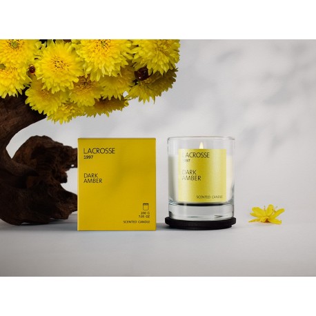 Свеча ароматическая lacrosse, dark amber, 40 ч