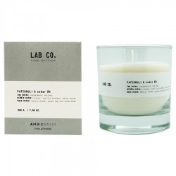 Свеча ароматическая lab co, patchouli&cedar, 40 ч