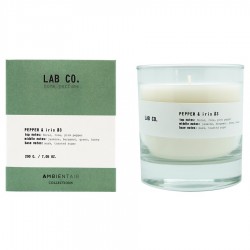 Свеча ароматическая lab co, pepper&iris, 40 ч