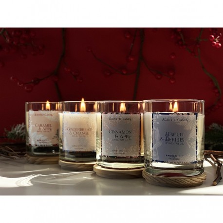 Свеча ароматическая gifting, caramel&apple, 40 ч