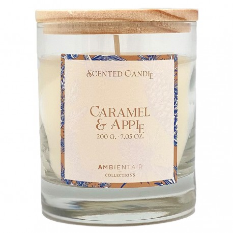 Свеча ароматическая gifting, caramel&apple, 40 ч