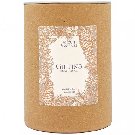 Свеча ароматическая gifting, bisquit&berries, 40 ч