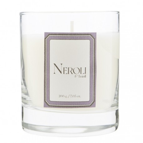 Свеча ароматическая sublime, neroli&basil, 40 ч