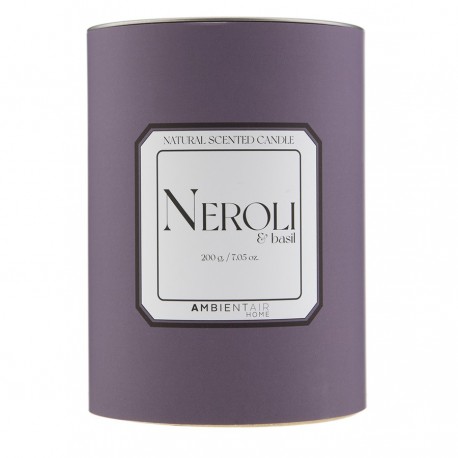 Свеча ароматическая sublime, neroli&basil, 40 ч