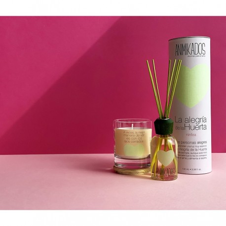 Свеча ароматическая animikados, butterfly spirit, sandalo y bergamota, 40 ч