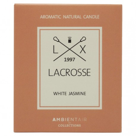 Свеча ароматическая lacrosse, white jasmine, 40 ч