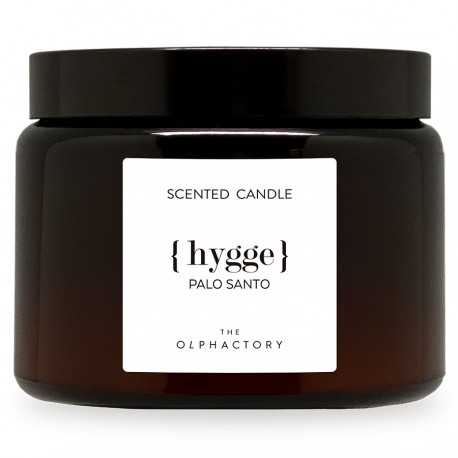 Свеча ароматическая the olphactory, hygge, palo santo, 60 ч