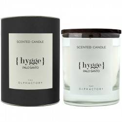 Свеча ароматическая the olphactory, hygge, palo santo, 40 ч