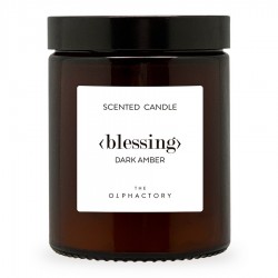Свеча ароматическая the olphactory, blessing, dark amber, 30 ч