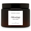 Свеча ароматическая the olphactory, blessing, dark amber, 60 ч