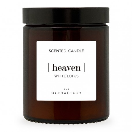 Свеча ароматическая the olphactory, heaven, white lotus, 30 ч